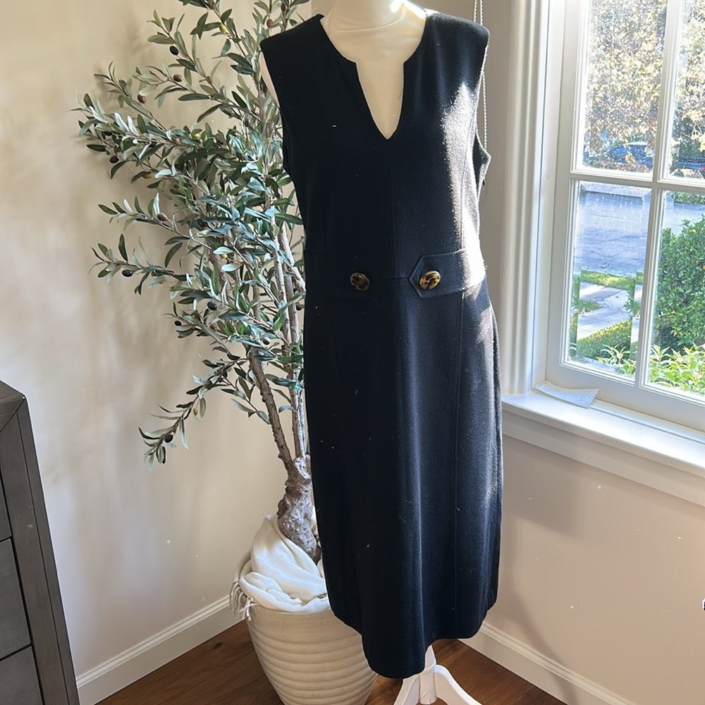 Tory Burch V-neck Midi Length dress